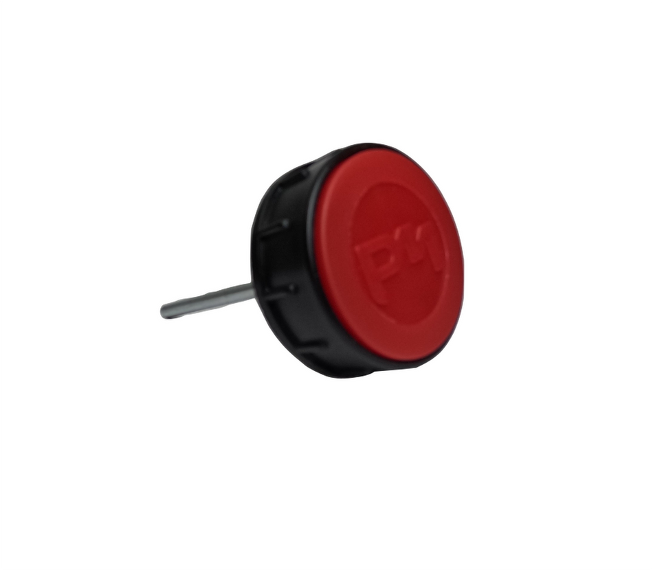 Primary Mover Reservoir Oil Dipstick Replacement with a black handle and red top for accurate oil level readings in hydraulic tanks.